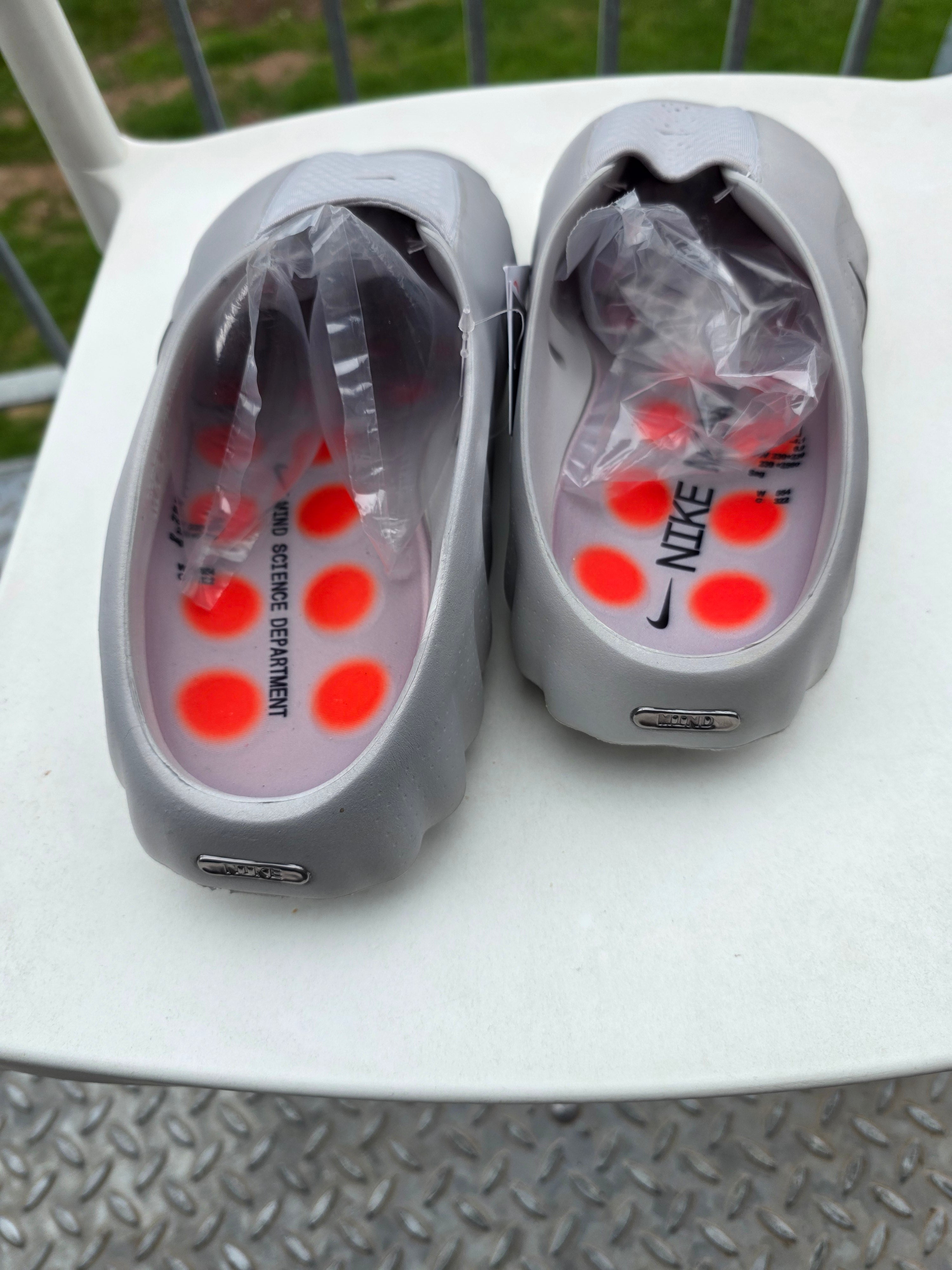 Nike Mind 001 Recovery Slides UK 5.5 & 9 | Grey | Fresh & Ready to Ship Today 🚀